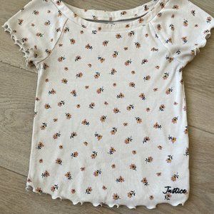 kid girl flower top